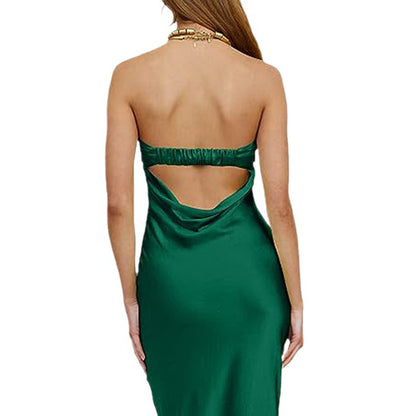 Ladies Dress Sexy Tube Top Dress Sexy Backless Formal Dress Women Clothing