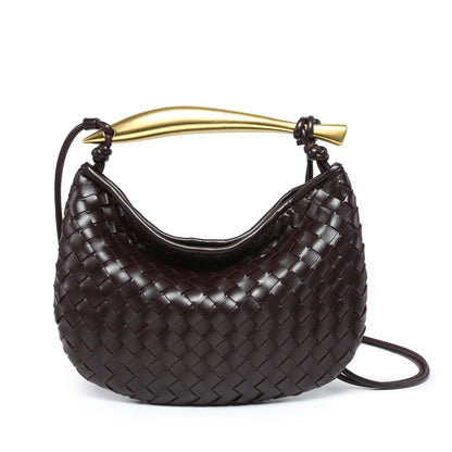 Woven Sardine Bag Hand Bag Dumpling Bag Shoulder Messenger Bag